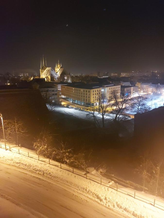 At The Top - Penthouse Ueber Den Daechern Der Stadt Erfurt Exteriér fotografie