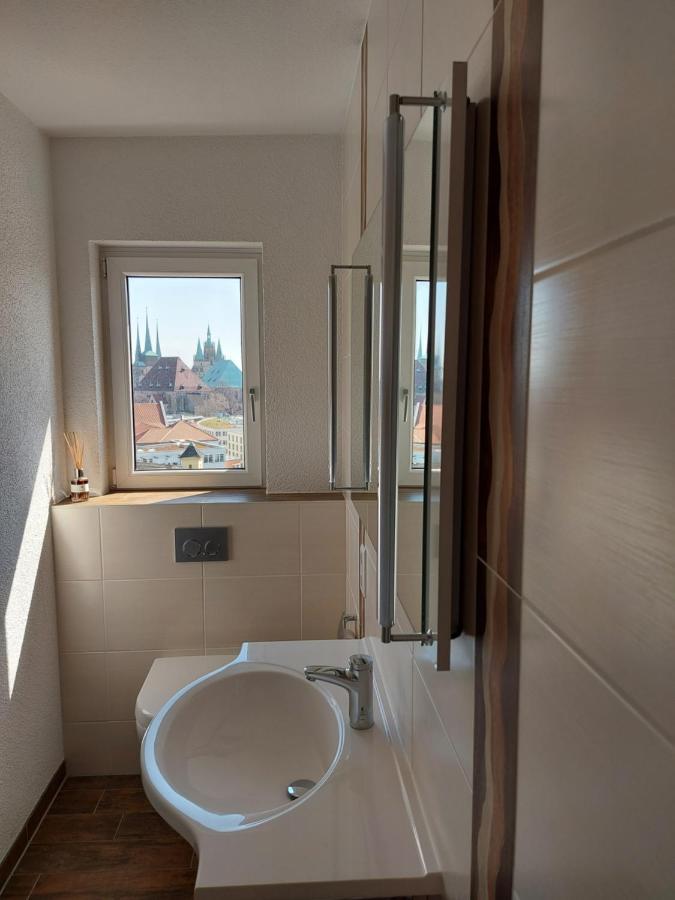 At The Top - Penthouse Ueber Den Daechern Der Stadt Erfurt Exteriér fotografie